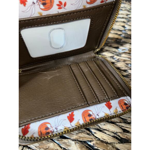 Loungefly Nightmare Before Christmas Zero Fall Floral Zero Mini Backpack Set - Picture 9 of 9